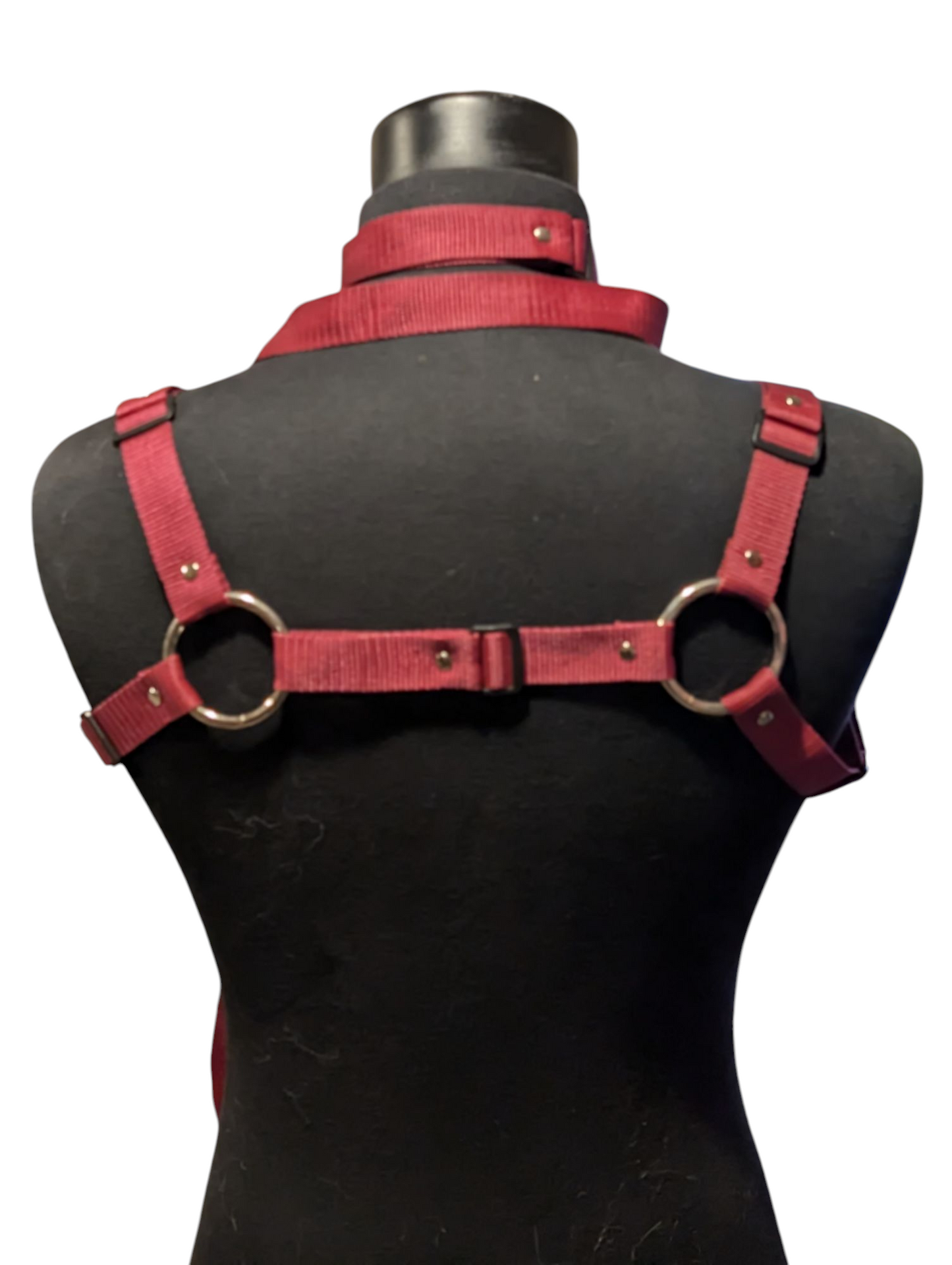 BURNT MAROON Bulldog Harness Set