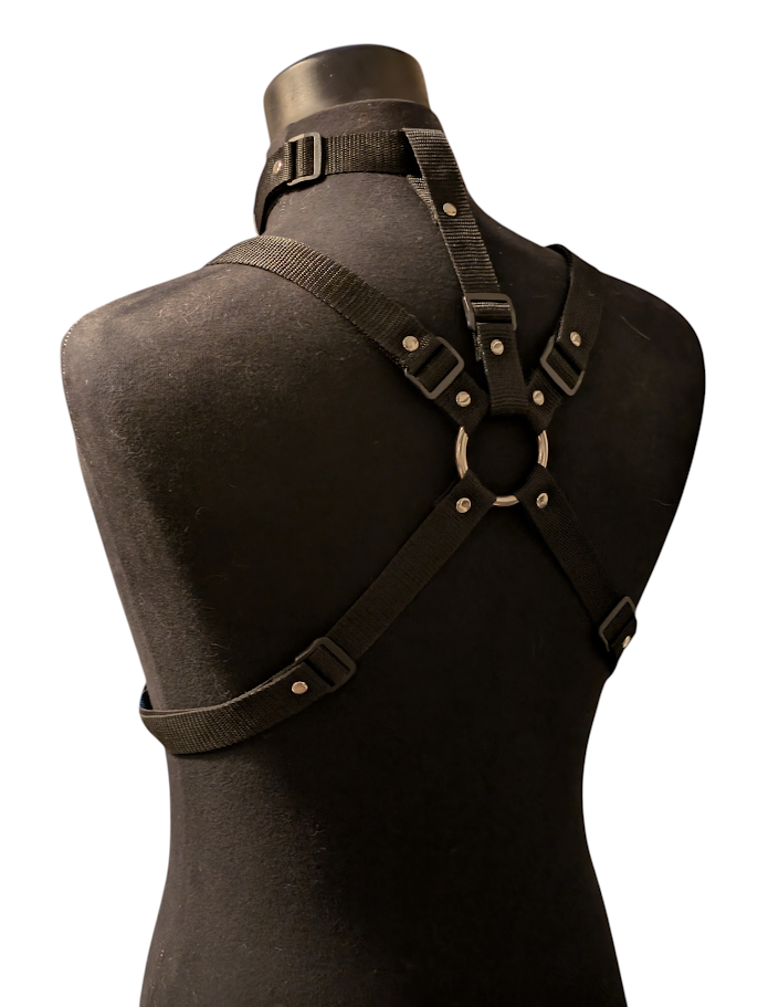 MIDNIGHT BLACK HARNESS SET (REGULAR COLLAR)