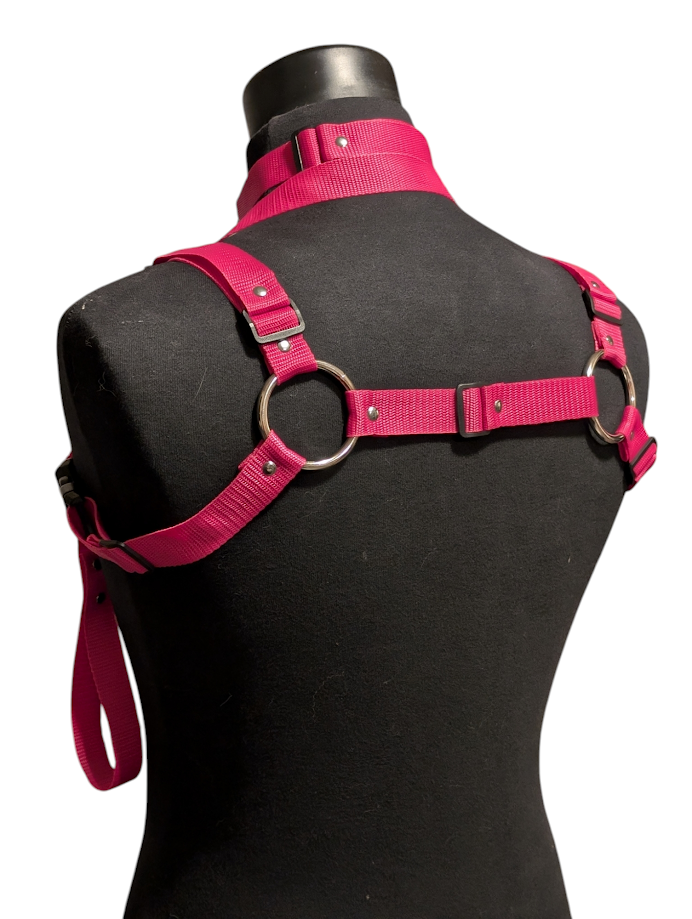 Hot Pink Bulldog Harness Set (Copy)