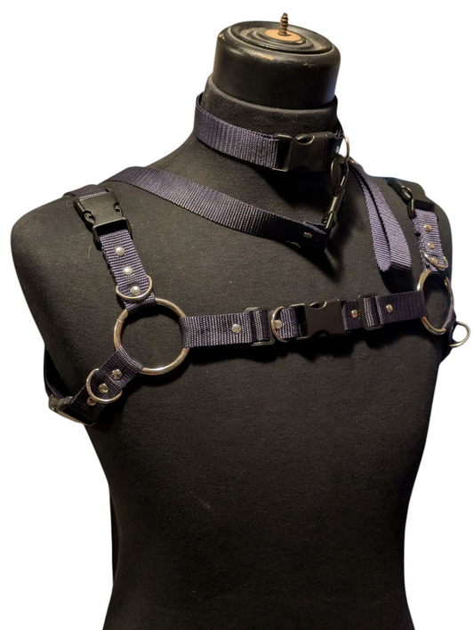 TWILIGHT PURPLE Bulldog Harness Set