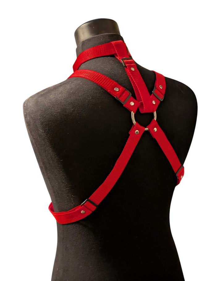 CLASSIC RED HARNESS SET (REGULAR COLLAR)
