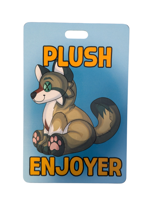 PLUSH HOBBY BADGE