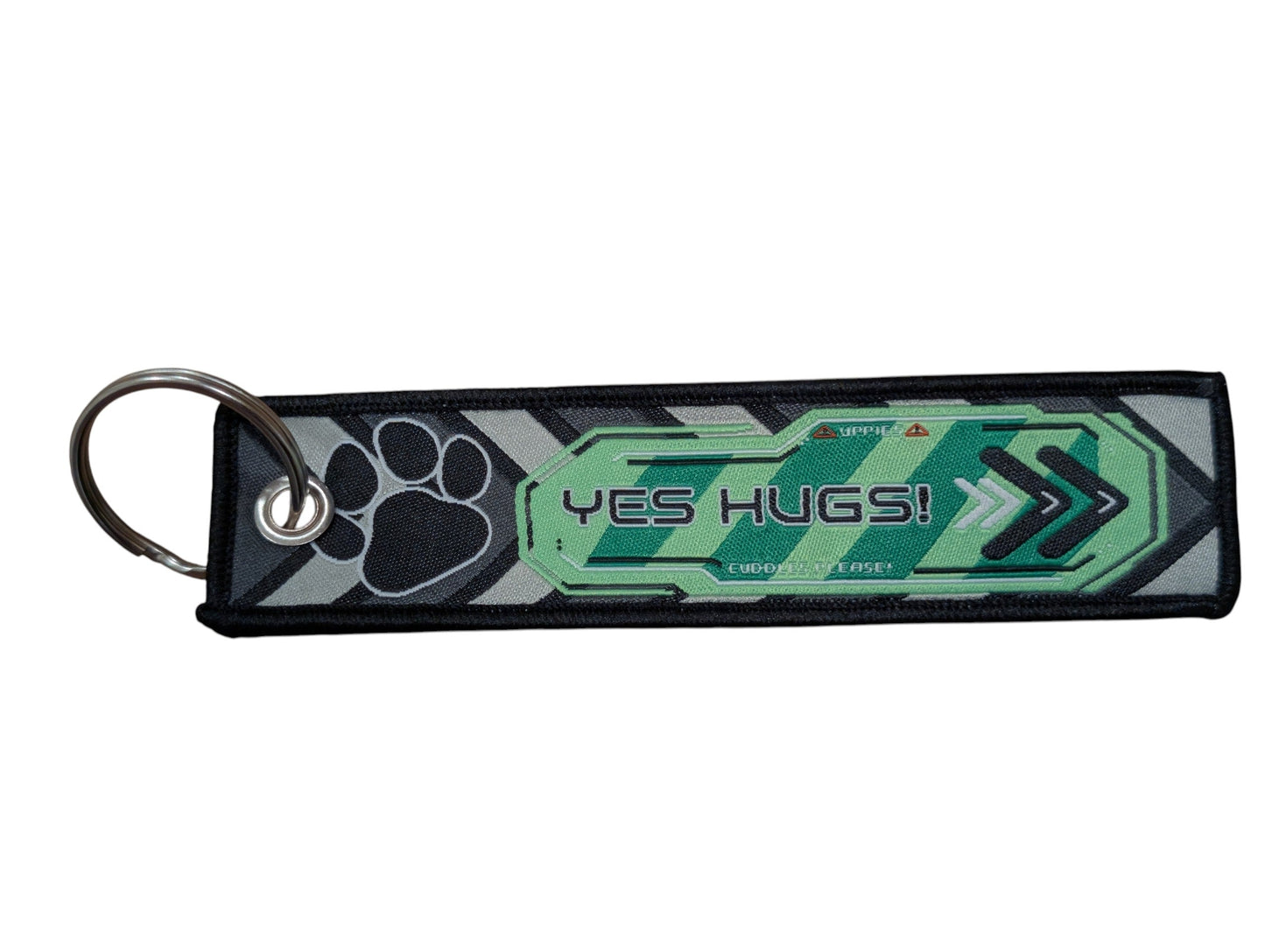 YES HUGS Jet tag