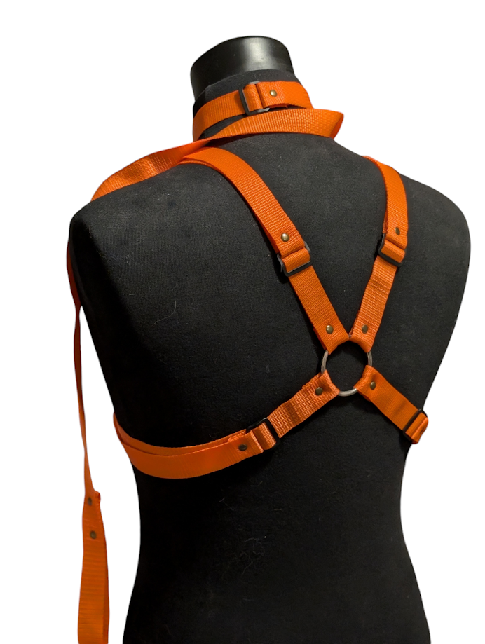 NEON ORANGE X HARNESS