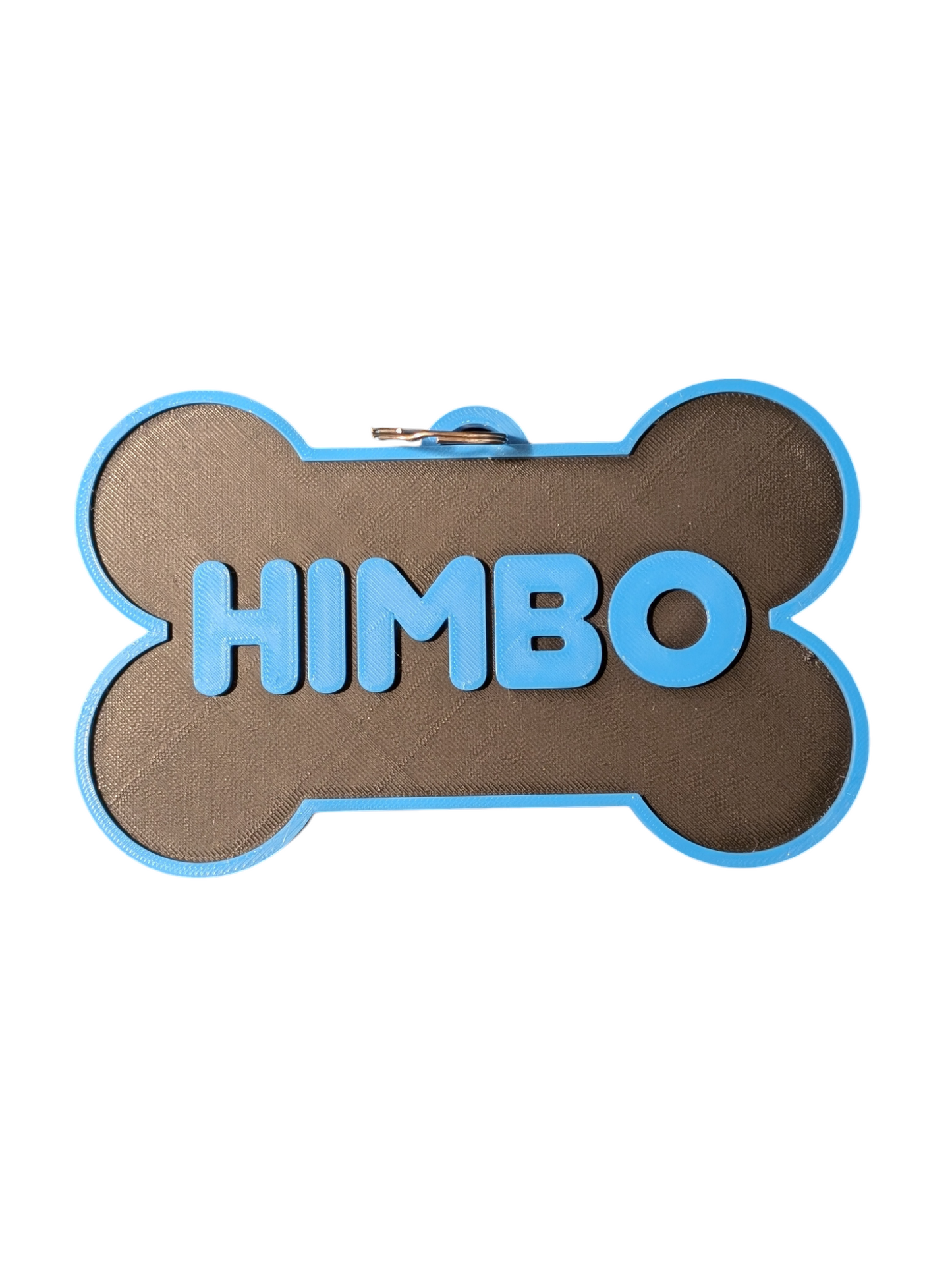 BLUE/BLACK HIMBO Fursuit Collar Tag