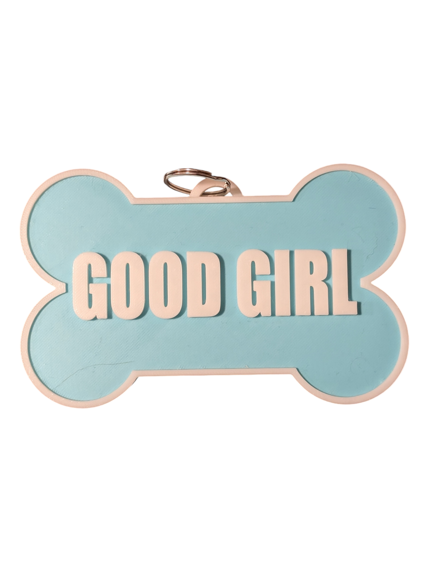 TEAL GOOD GIRL Fursuit Collar Tag