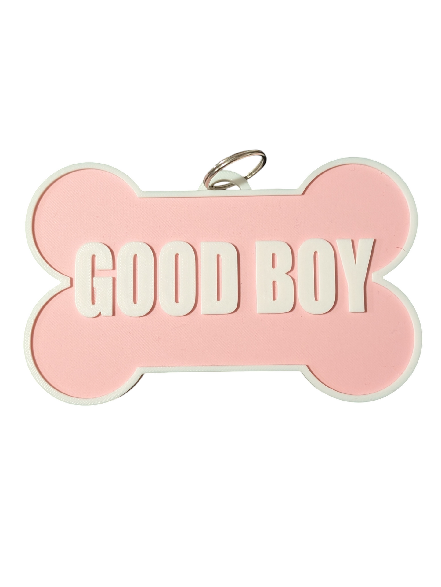 PINK GOOD BOY Fursuit Collar Tag