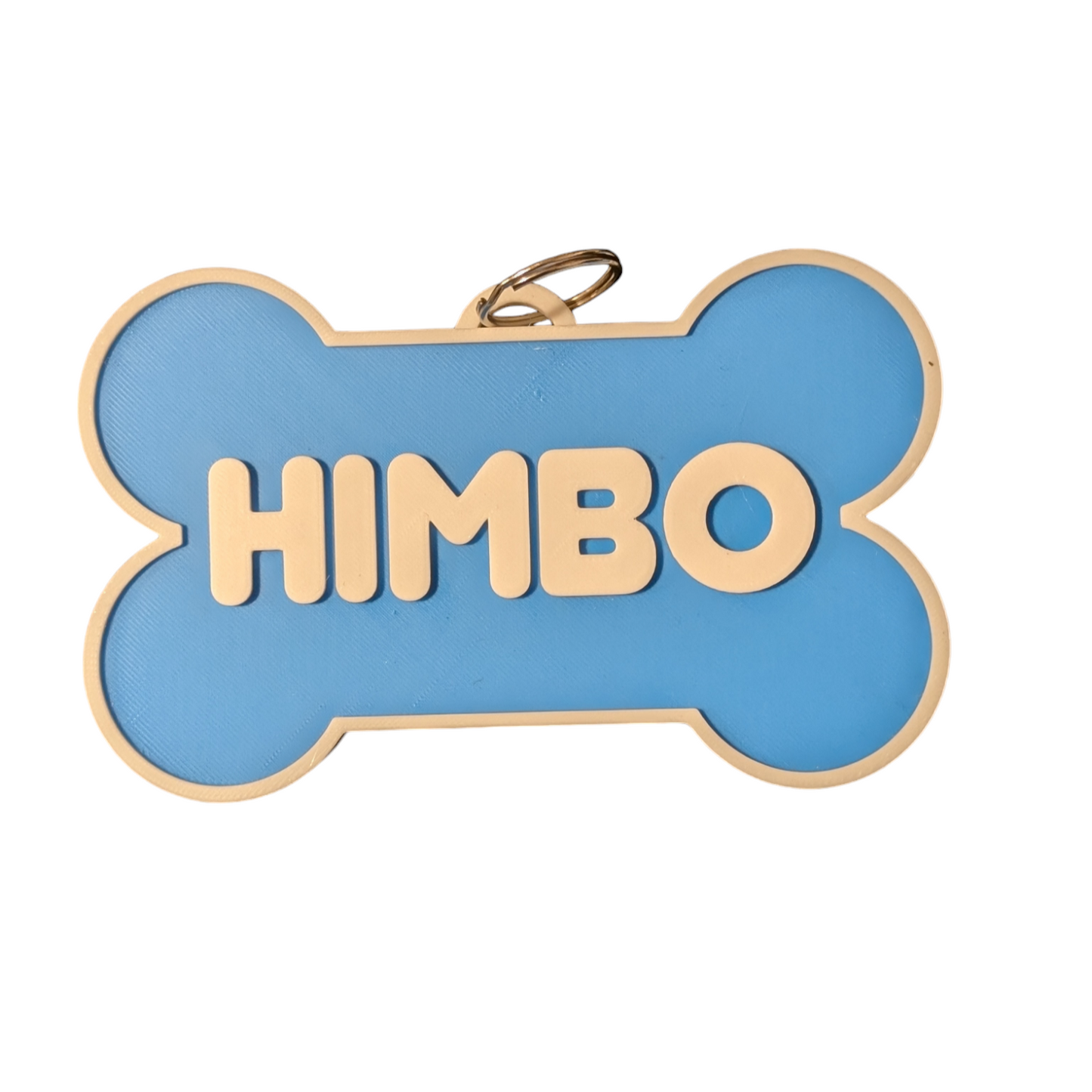 BLUE HIMBO Fursuit Collar Tag